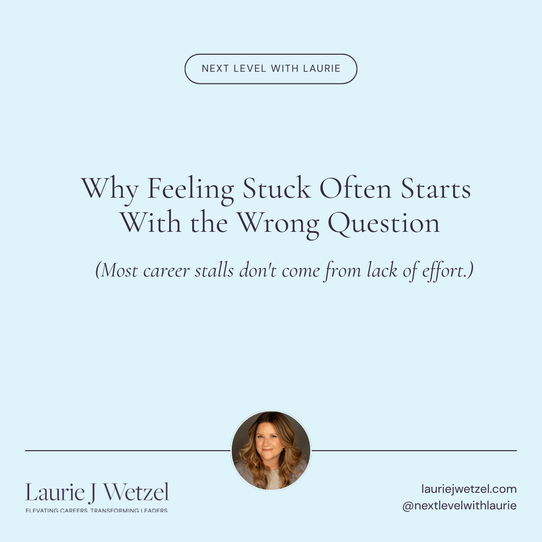 Why Feeling Stuck Often Starts With the Wrong Question