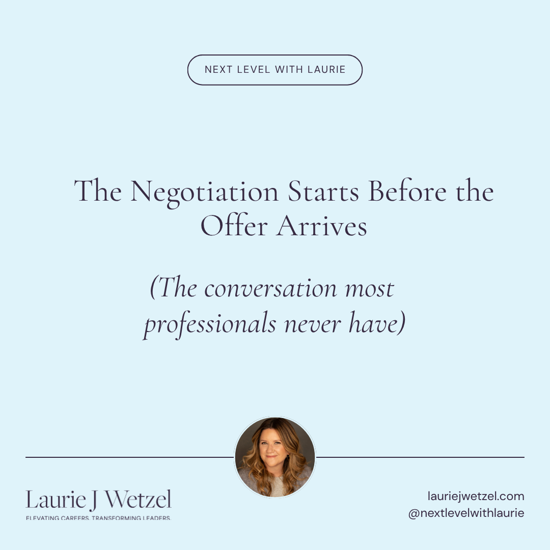 The Negotiation Starts Before the Offer Arrives