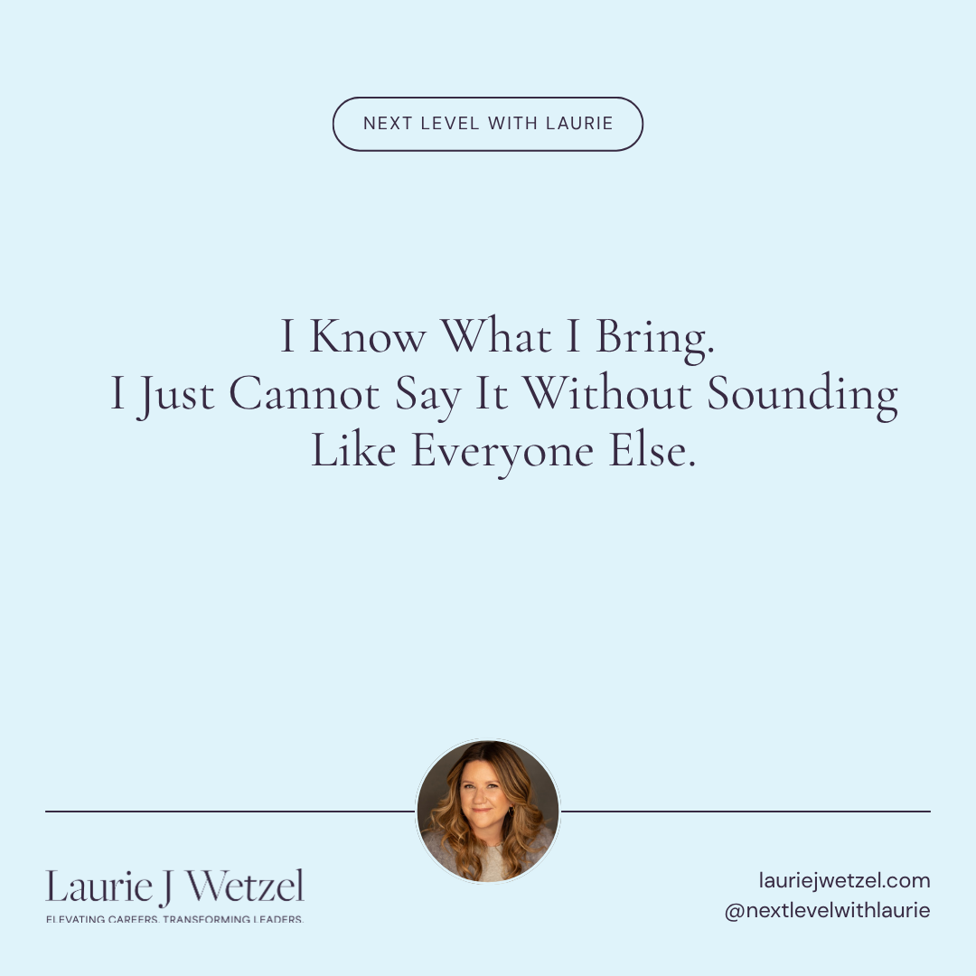 I Know What I Bring. I Just Cannot Say it Without Sounding Like Everyone Else.