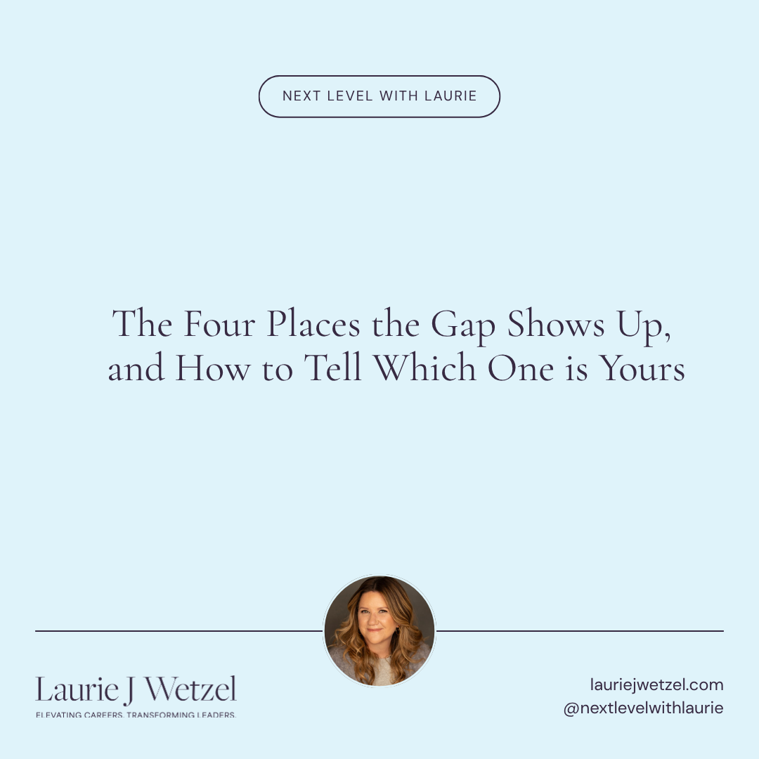 The Four Places the Gap Shows Up, and How to Tell Which One is Yours