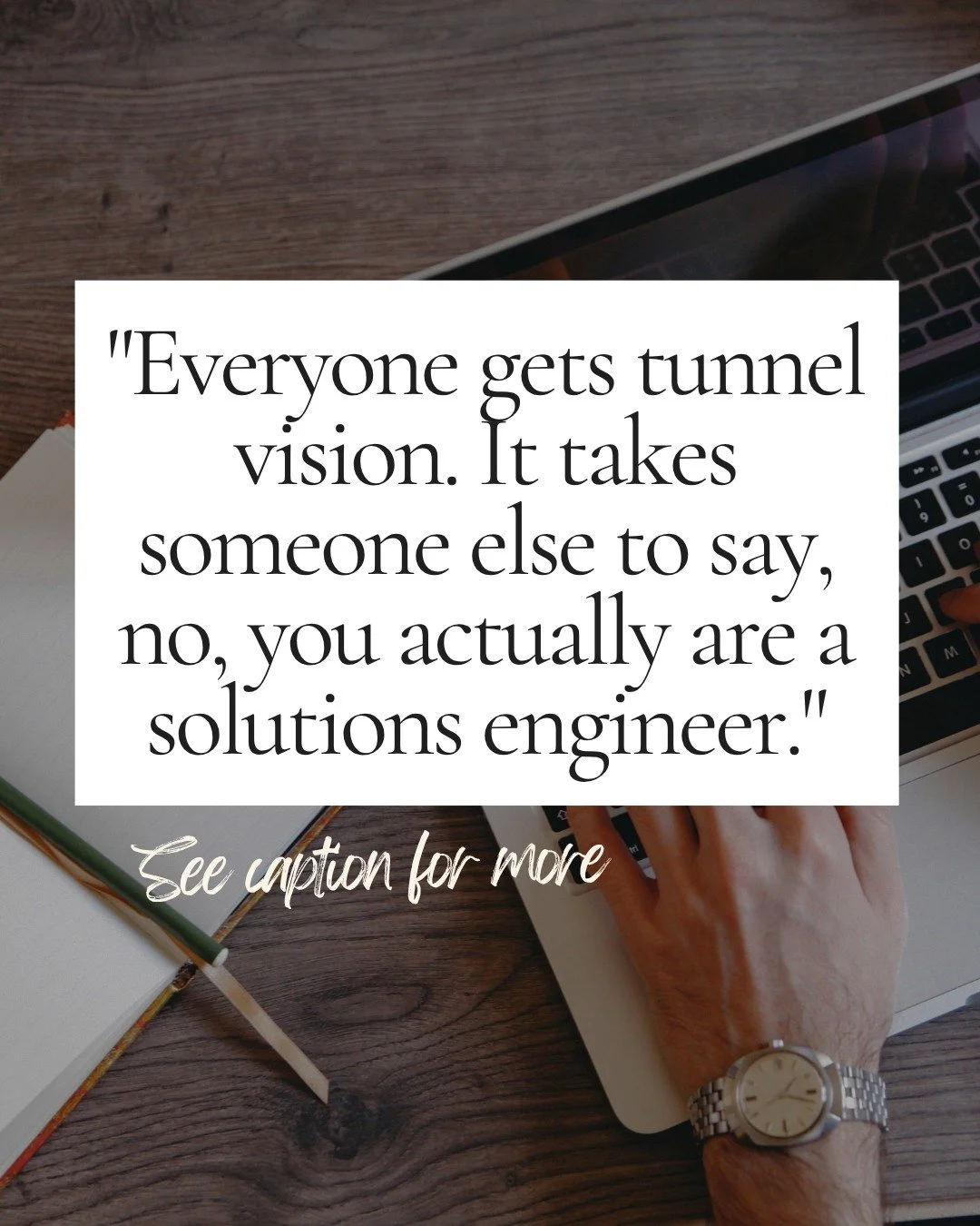 Three months before we started working together, Brandon applied for a solutions engineering role and did not get far.

He had run his own agency since 2006, and inside it he had been doing solutions engineering work for years. Talking customers thro