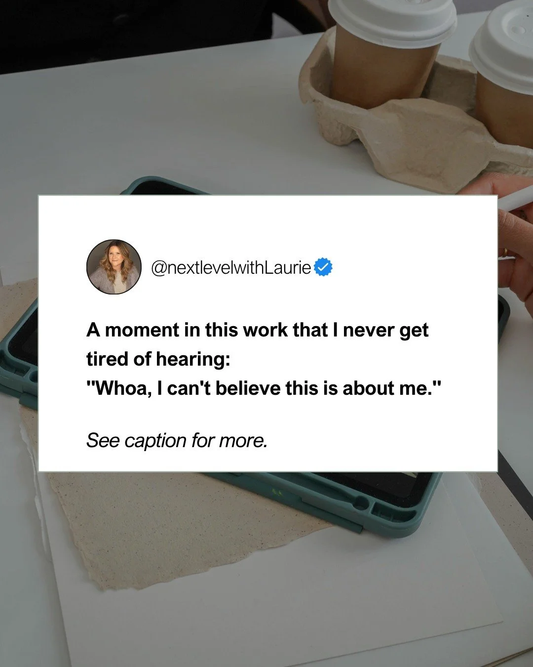 There is a specific moment in this work that I never get tired of. It is when someone reads their own story back and does not recognize it, because the version they had been telling was so much smaller than the truth.

Katie came in able to describe 