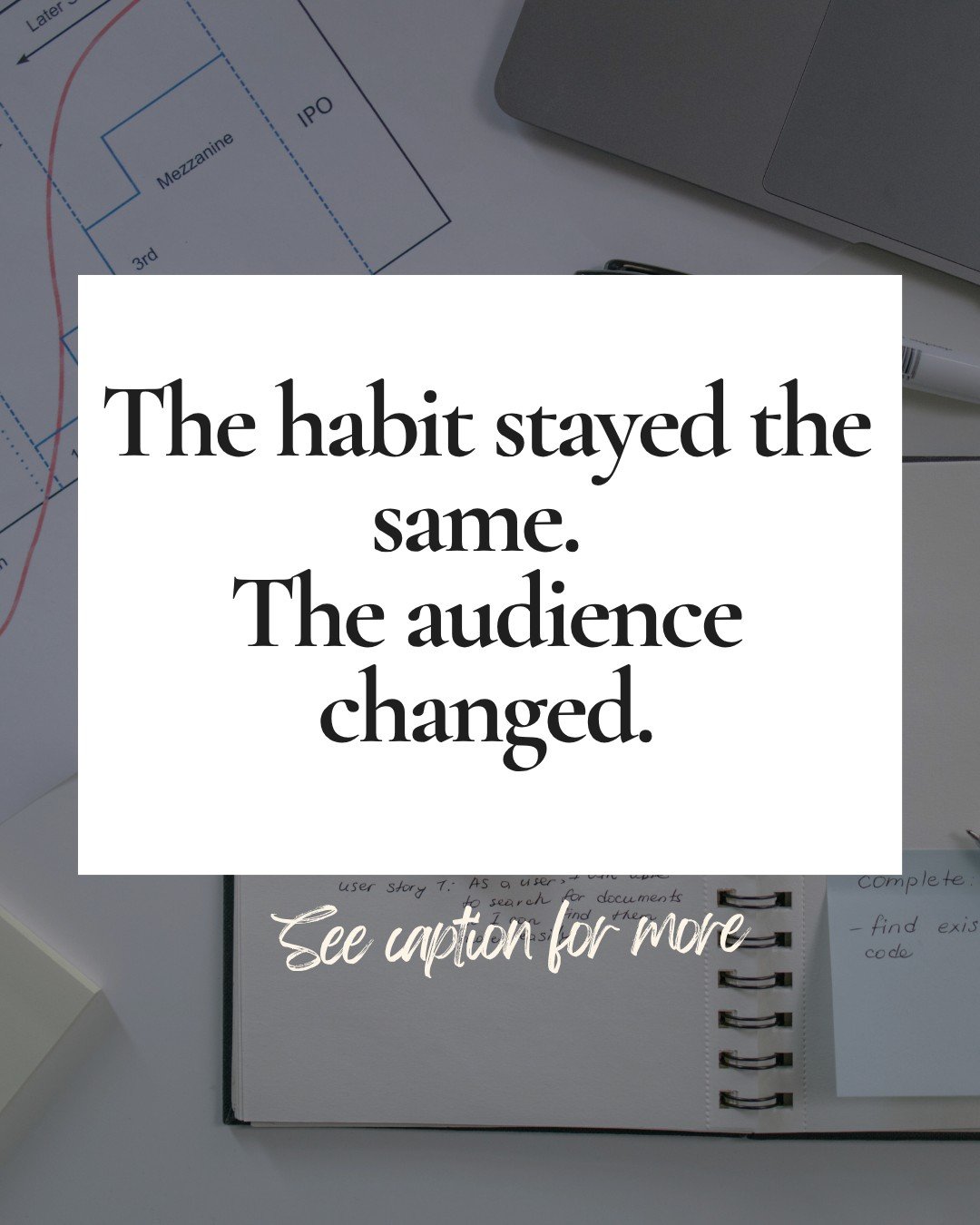 Effort was the signal once.

In your first years, effort is the signal. You sit close to the work, so people see it.

Later, the people deciding sit further away. They hear a project name and a result. Most of the effort never reaches them.

The habi