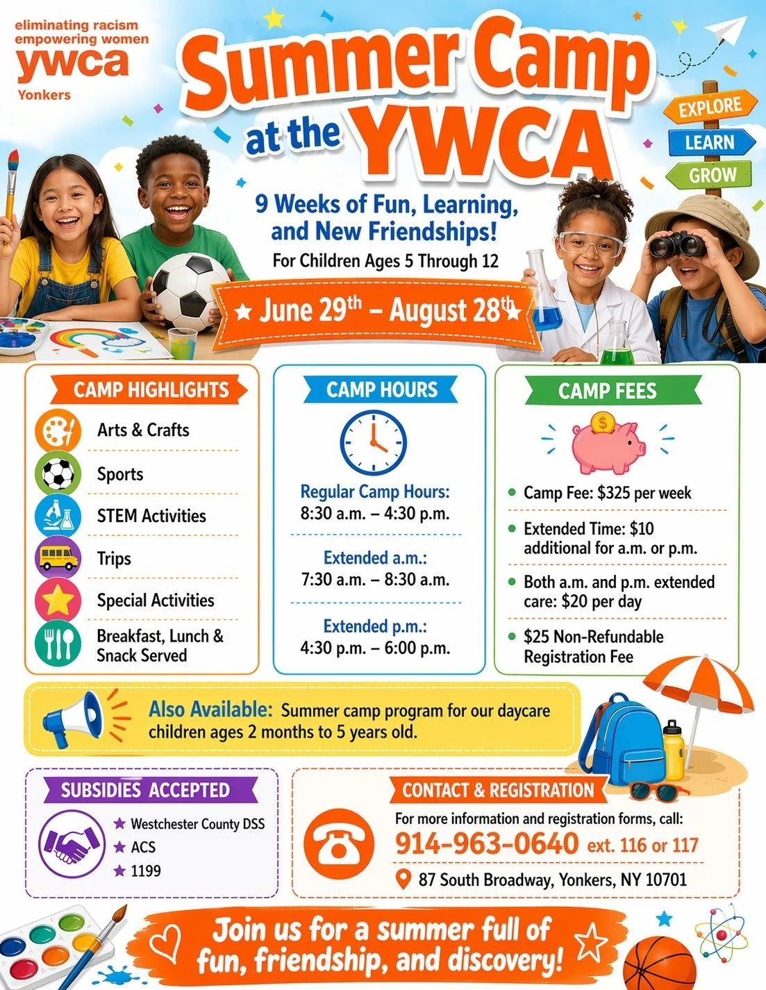 Summer Camp YWCA Yonkers
