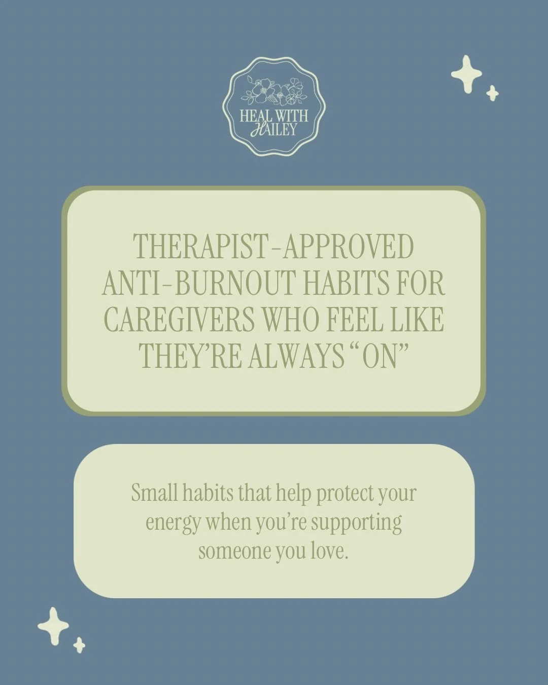 Caregiving can slowly train your nervous system to stay in &ldquo;always on&rdquo; mode.

You&rsquo;re listening for symptoms. Watching for changes. Trying to stay strong for the person you love.

Over time, that constant alertness can lead to burnou