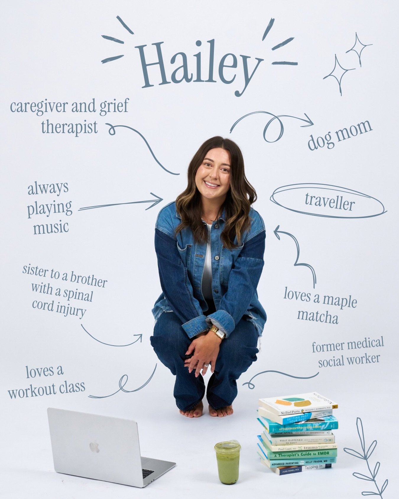 Hi, I&rsquo;m Hailey 👋🏼

I&rsquo;ve noticed some new faces here lately, so I wanted to reintroduce myself.

✨ Caregiver and grief therapist
✨ Dog mom
✨ Sister to a brother with a spinal cord injury
✨ Former medical social worker
✨ Maple matcha love