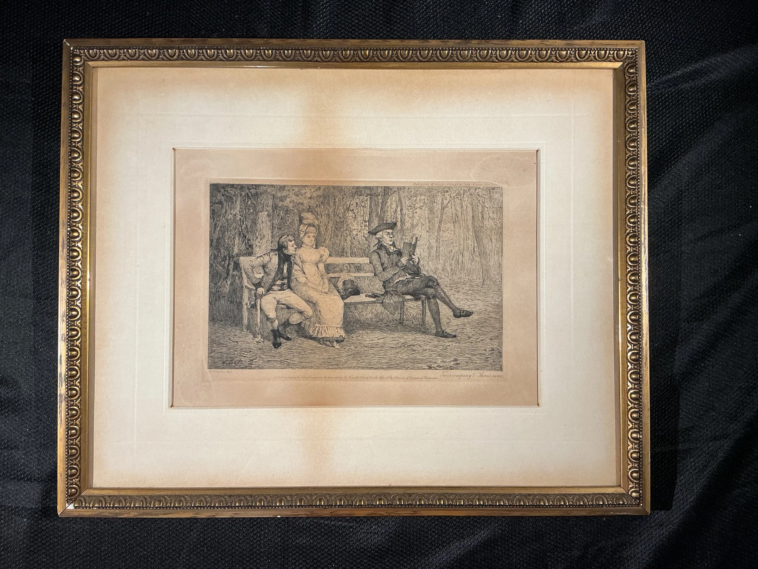 "Two's Company, Three's None," By H. G. Glindoni ~ 1881