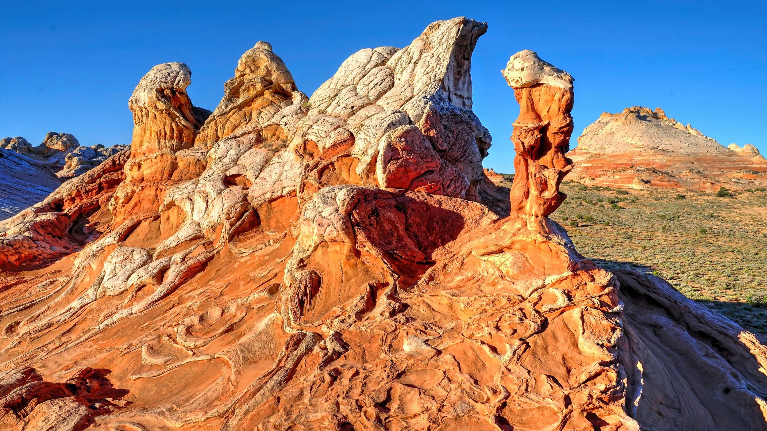 White Pocket, Vermilion Cliffs NM, Arizona, convoluted sandstone formations