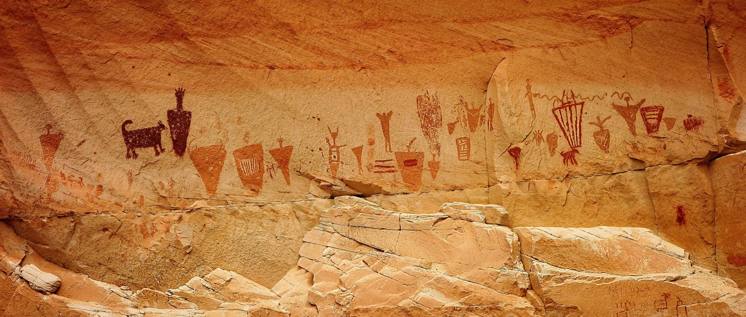 Canyonlands NP: Horseshoe Canyon Pictographs