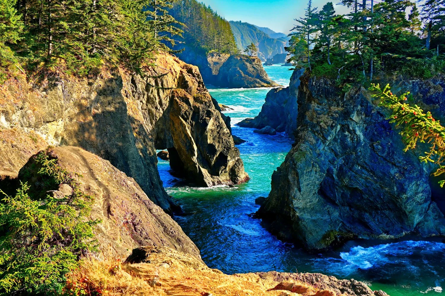 Arch Among the Sea Stacks