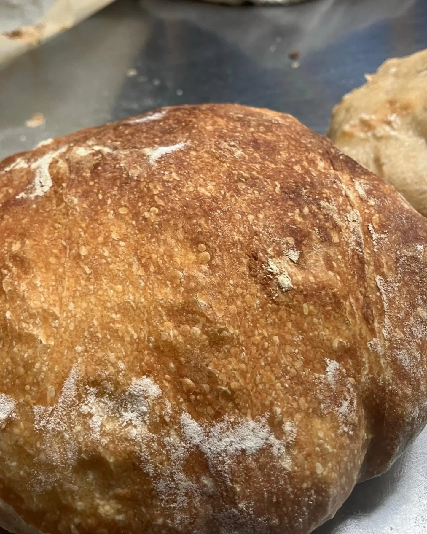I made some soup and bread and it was good