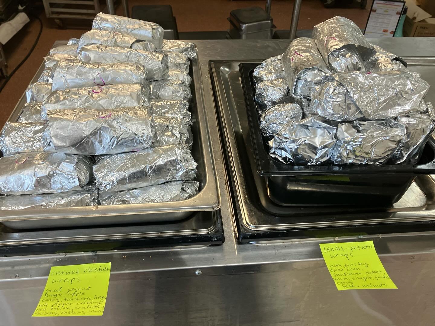 A small sampling of the treats I made for Appel Farms&rsquo; 65th Anniversary celebration! Dinner on Friday, breakfast lunch and dinner on Saturday, and breakfast on Sunday for around 70. It was a lot of work, but most of it fun, and the reviews were