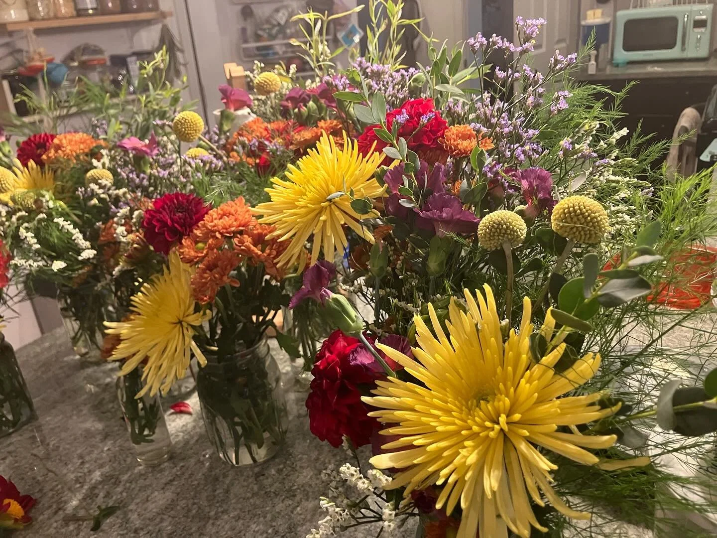 Oh, and also flowers!!!