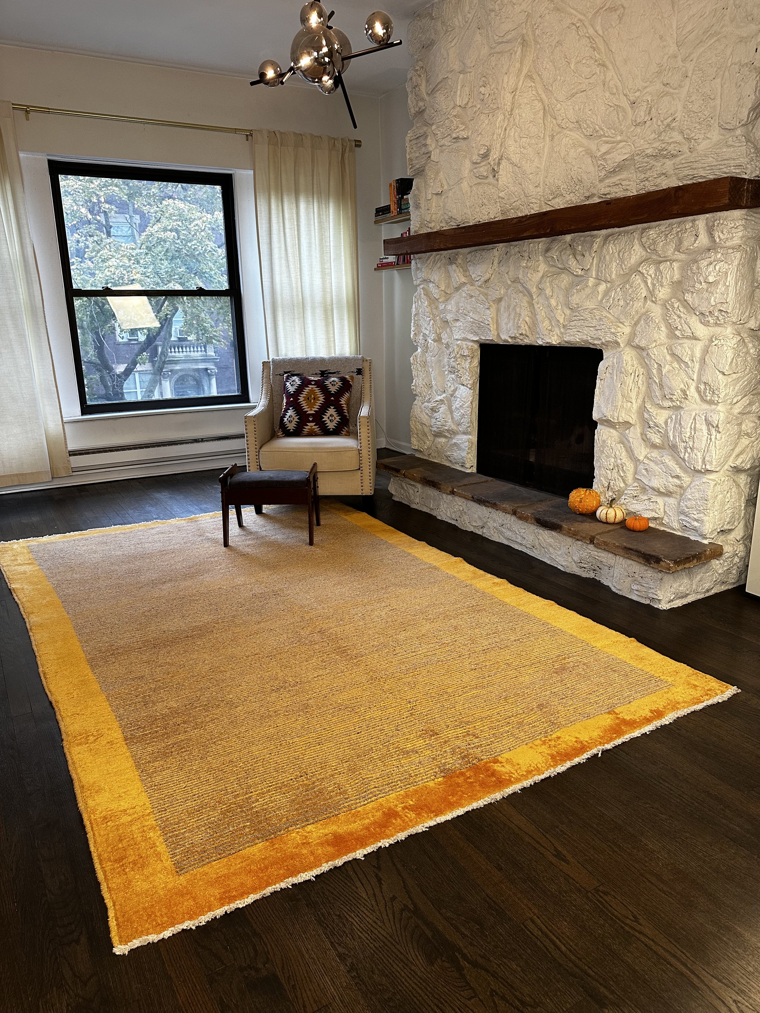 Gold Silk Gabbeh