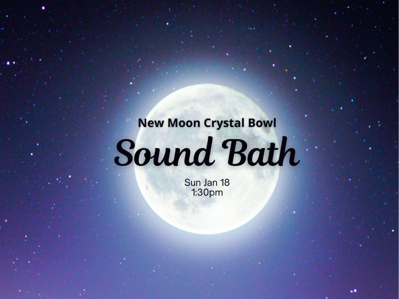 New Moon Crystal Bowl Sound Bath