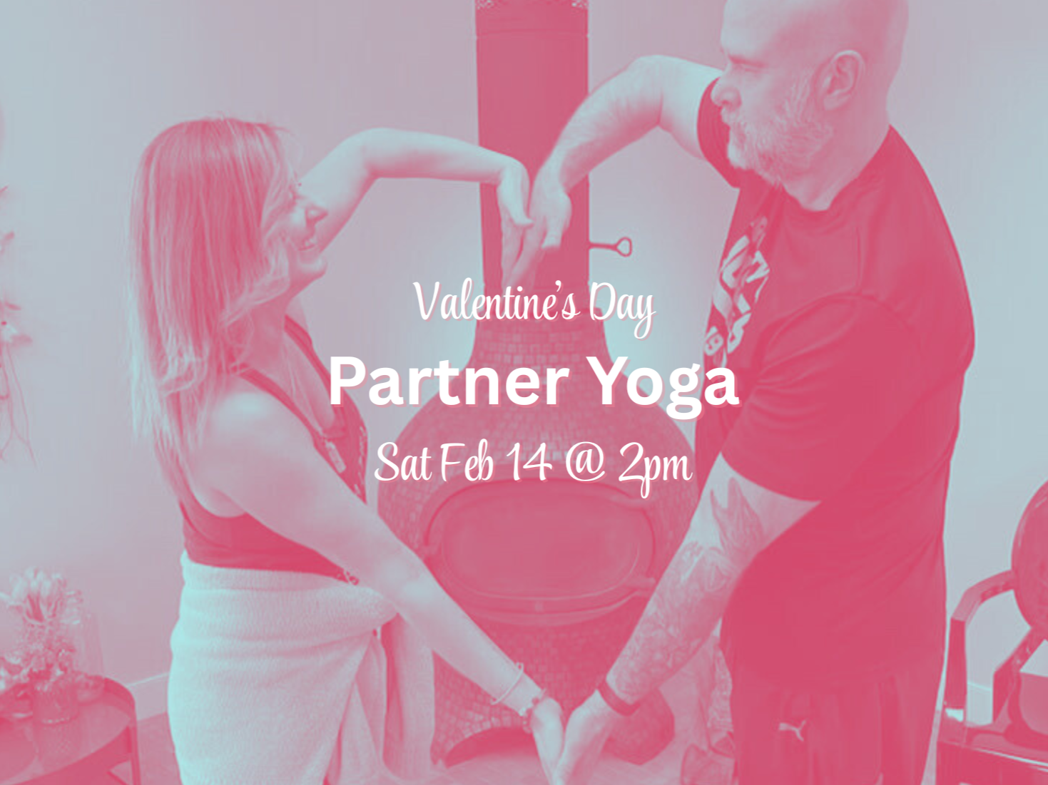 Valentines Day Partner Yoga