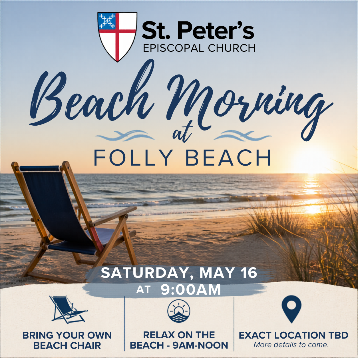 Beach Morning at Folly Beach