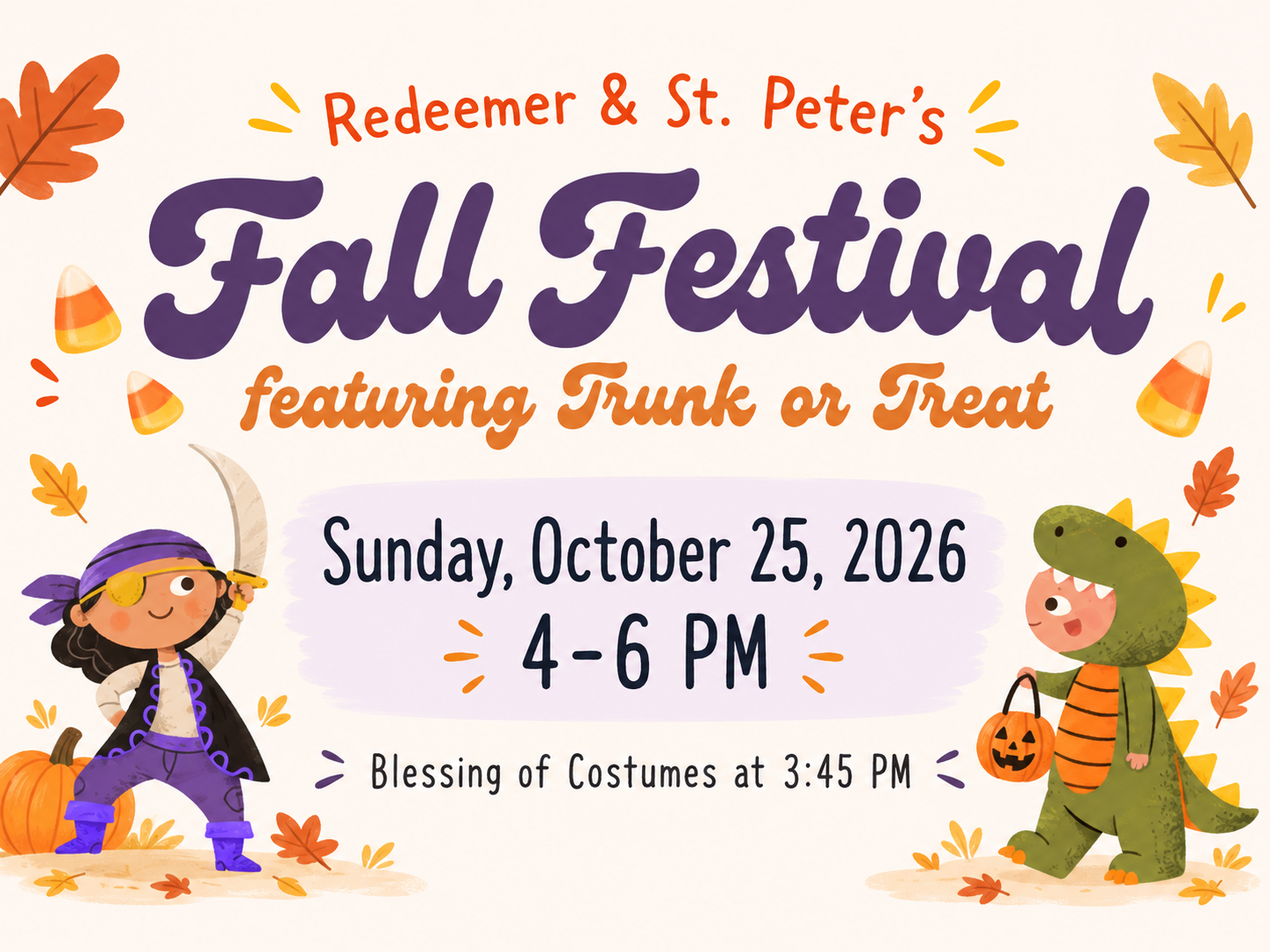 Fall Festival &amp; Trunk or Treat