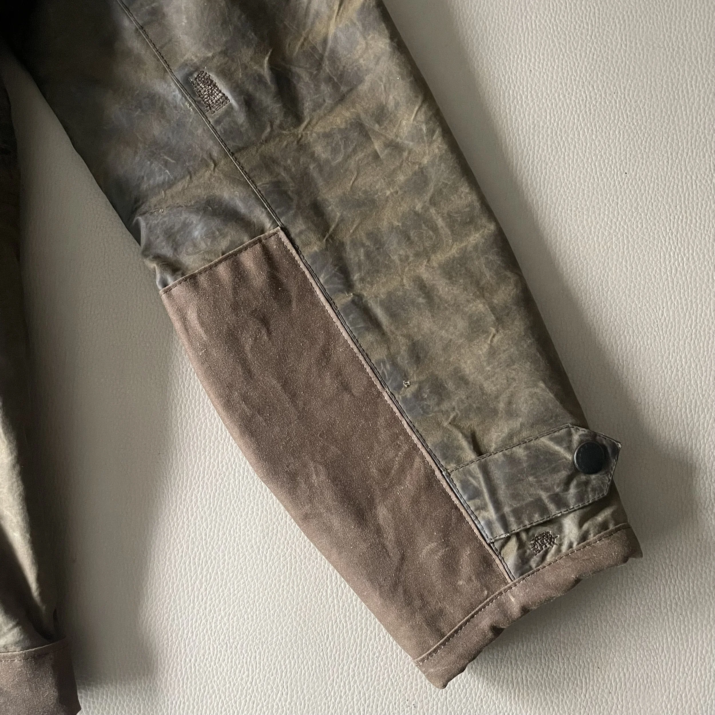 Wax Jacket Sleeve Repairs