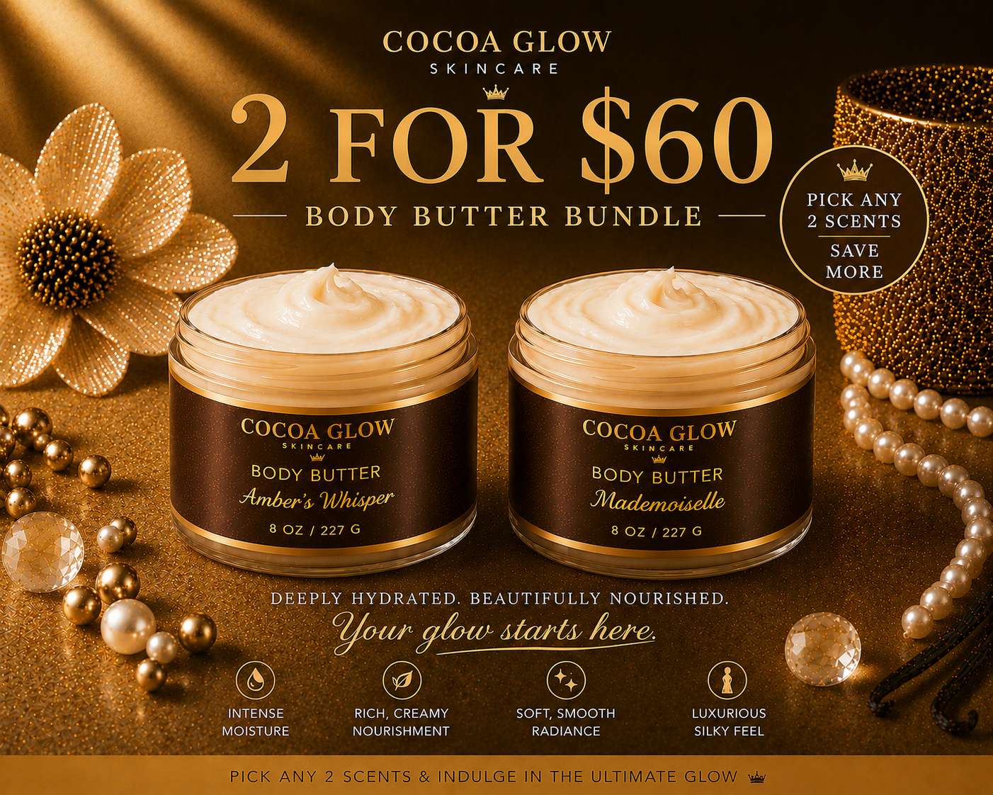 2 for $60 Body Butter Bundle