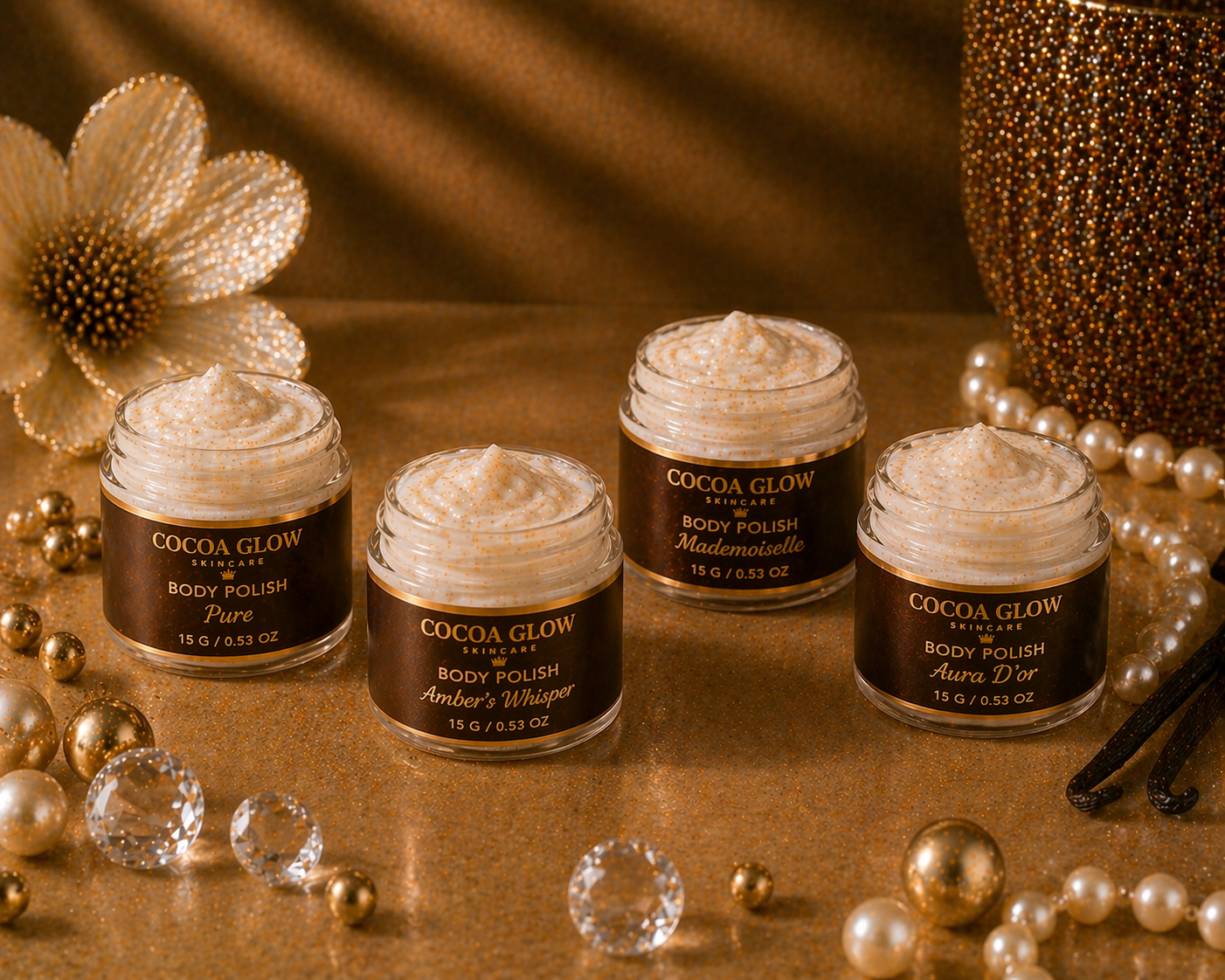 COCOA GLOW MINI BODY POLISH – 15g | $3