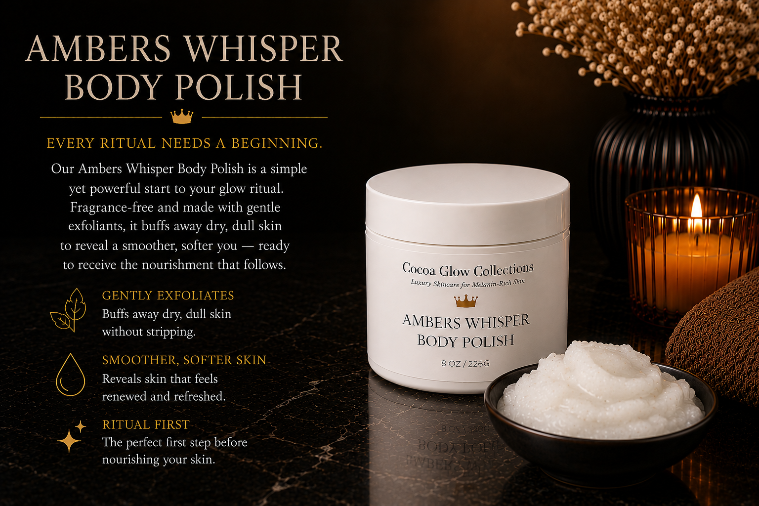 AMBERS WHISPER BODY POLISH