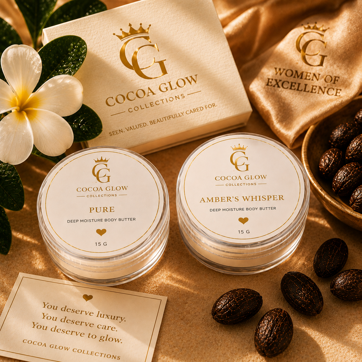COCOA GLOW MINI BODY BUTTER 15g/$3