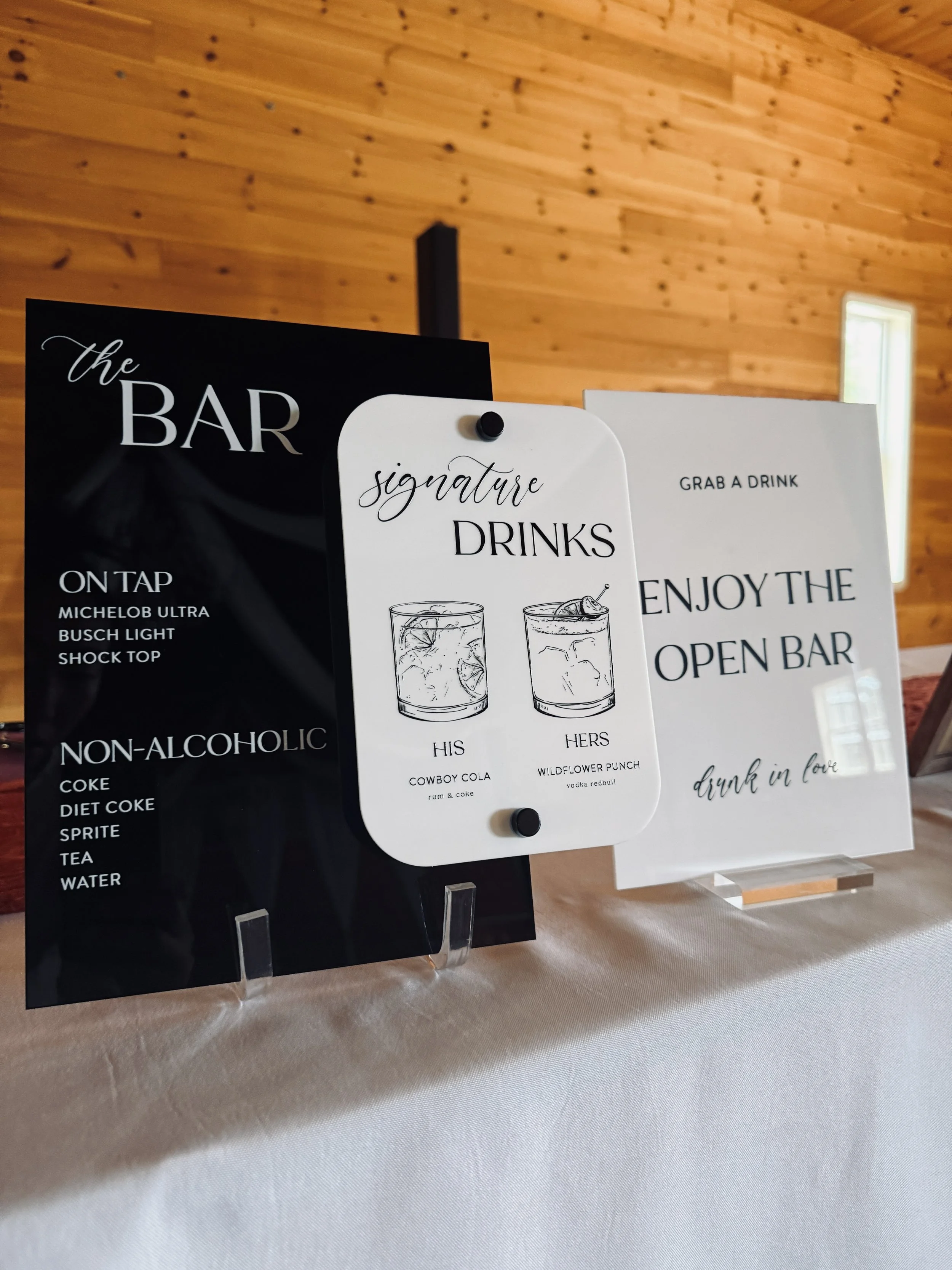 Bar & Signature Menu