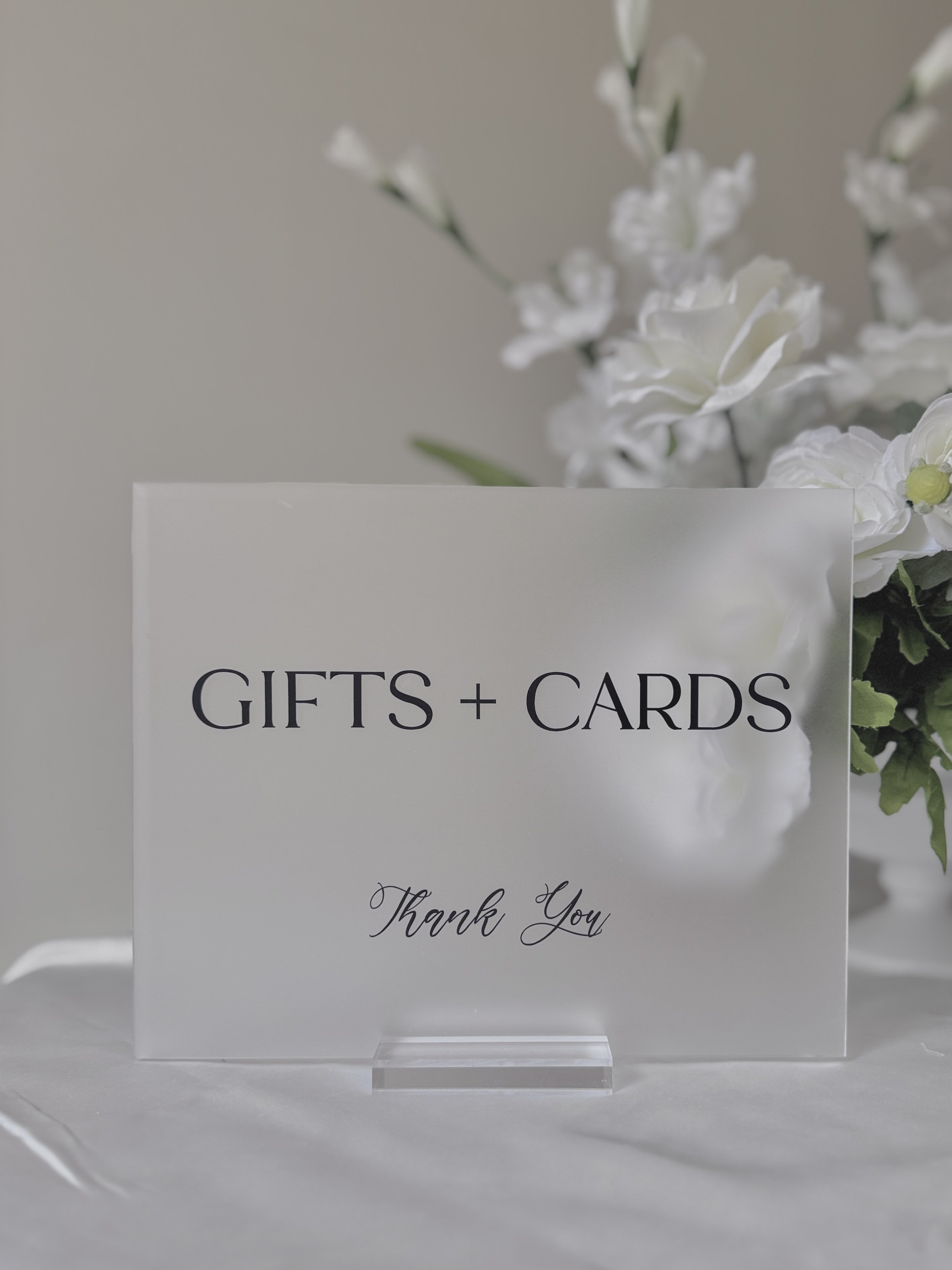 Gift & Cards Sign