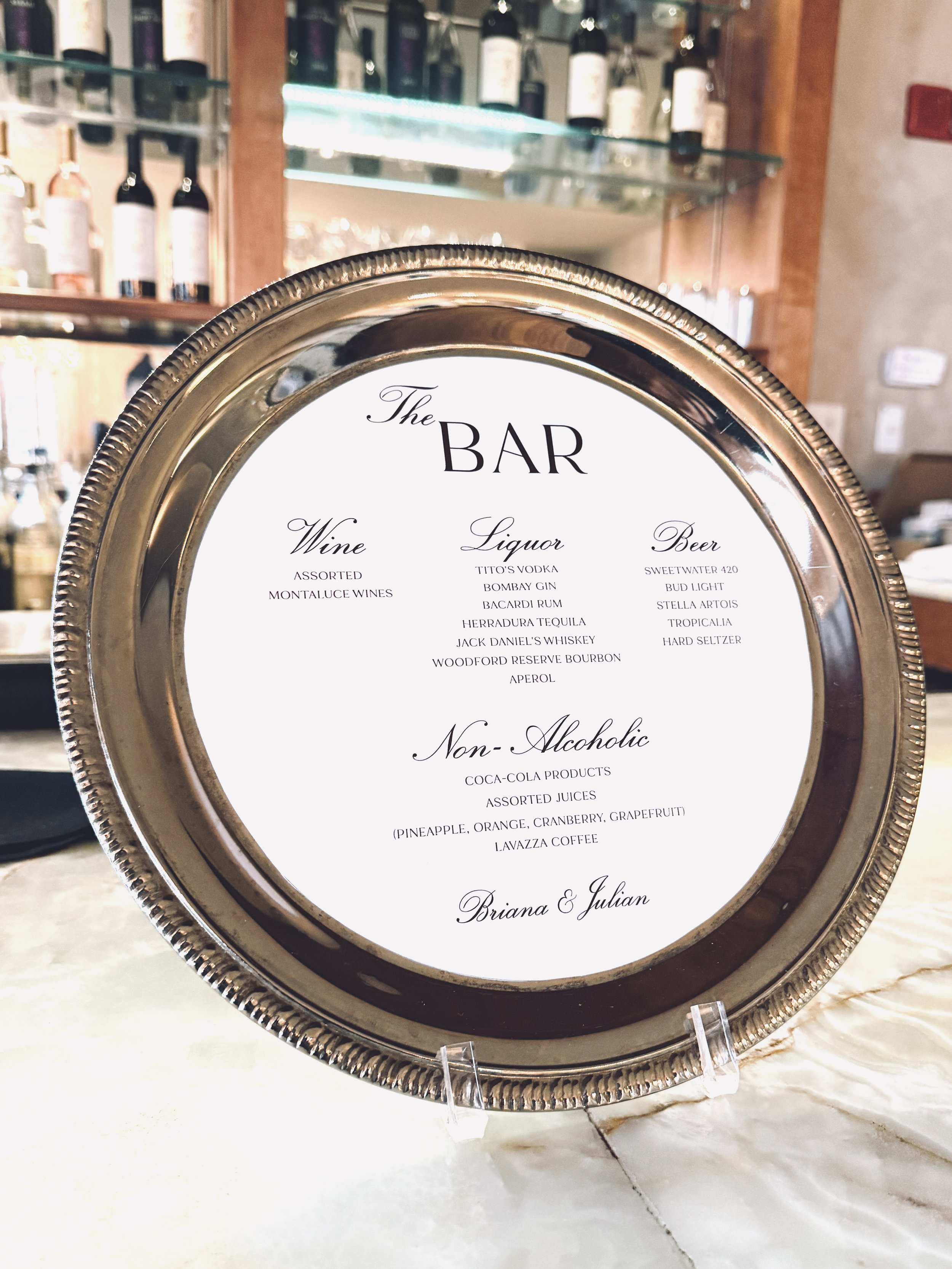 Drink Menu