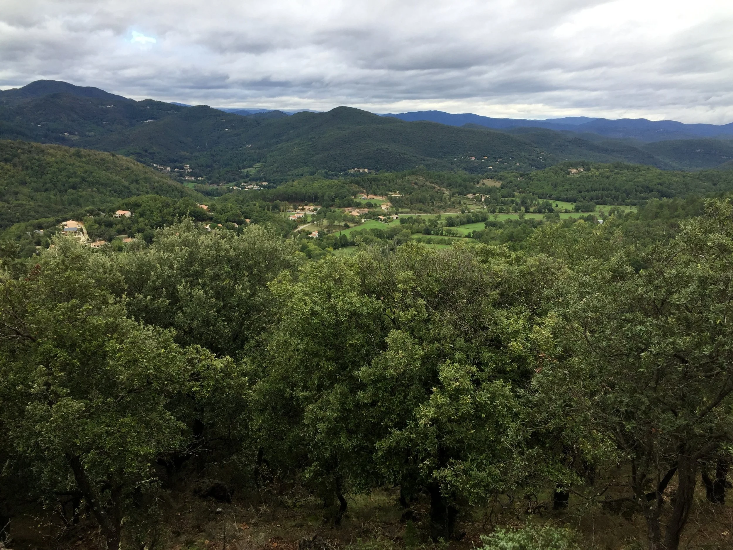 A view of the township of Vabres