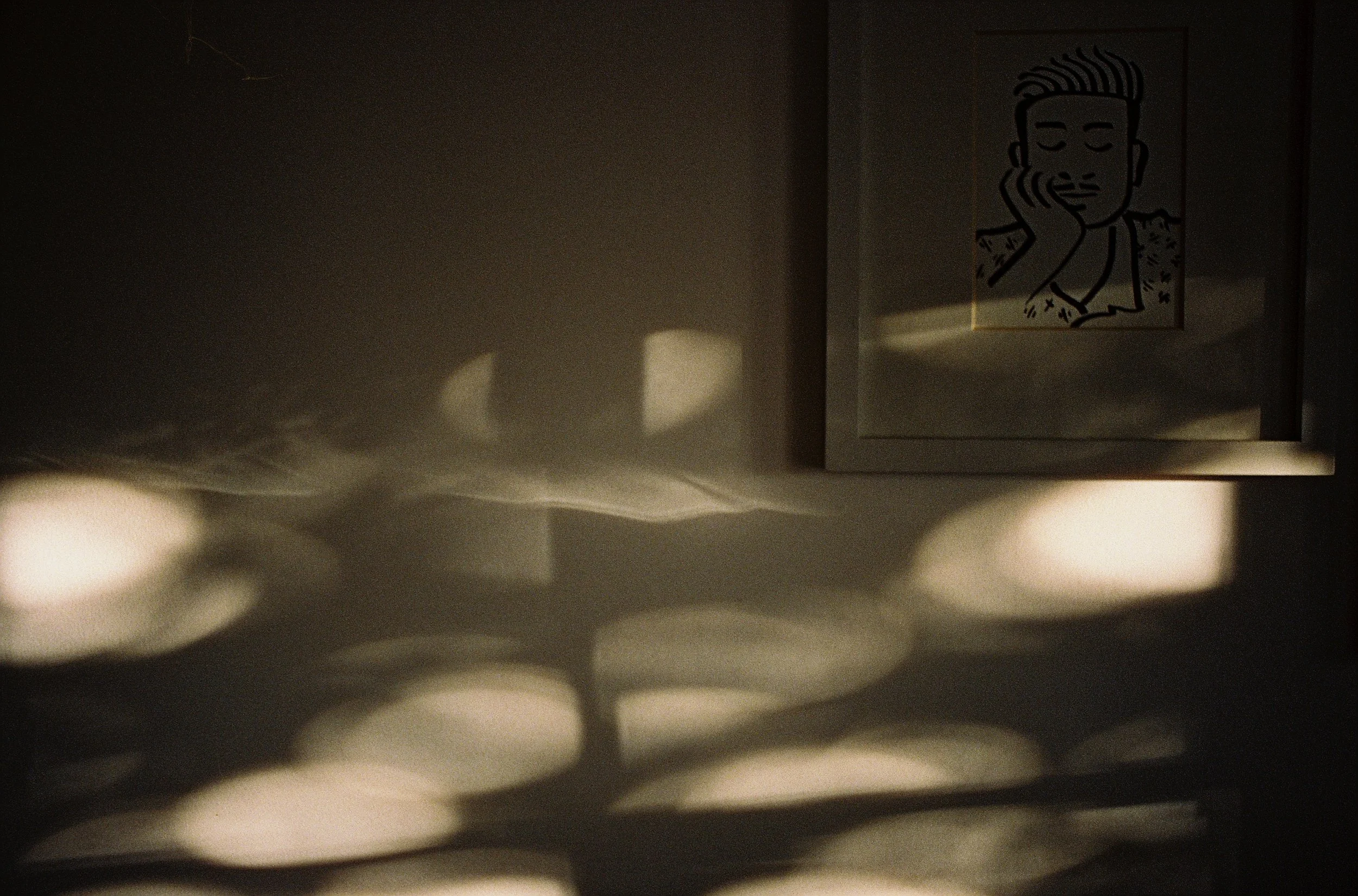 Photo of light reflection on a wall