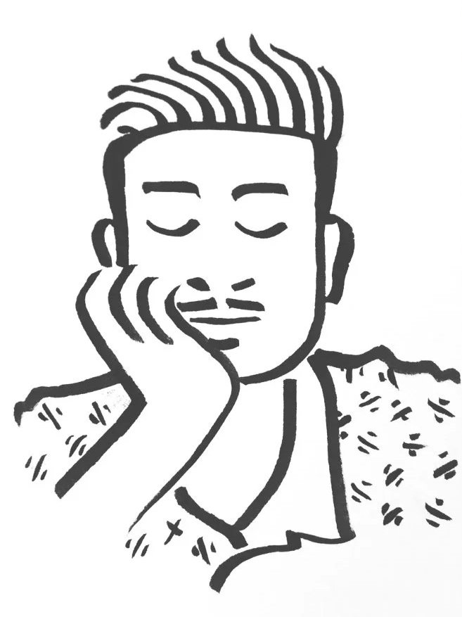 Illustration of Chris Datiles, Queer Filipino American IFS Therapist