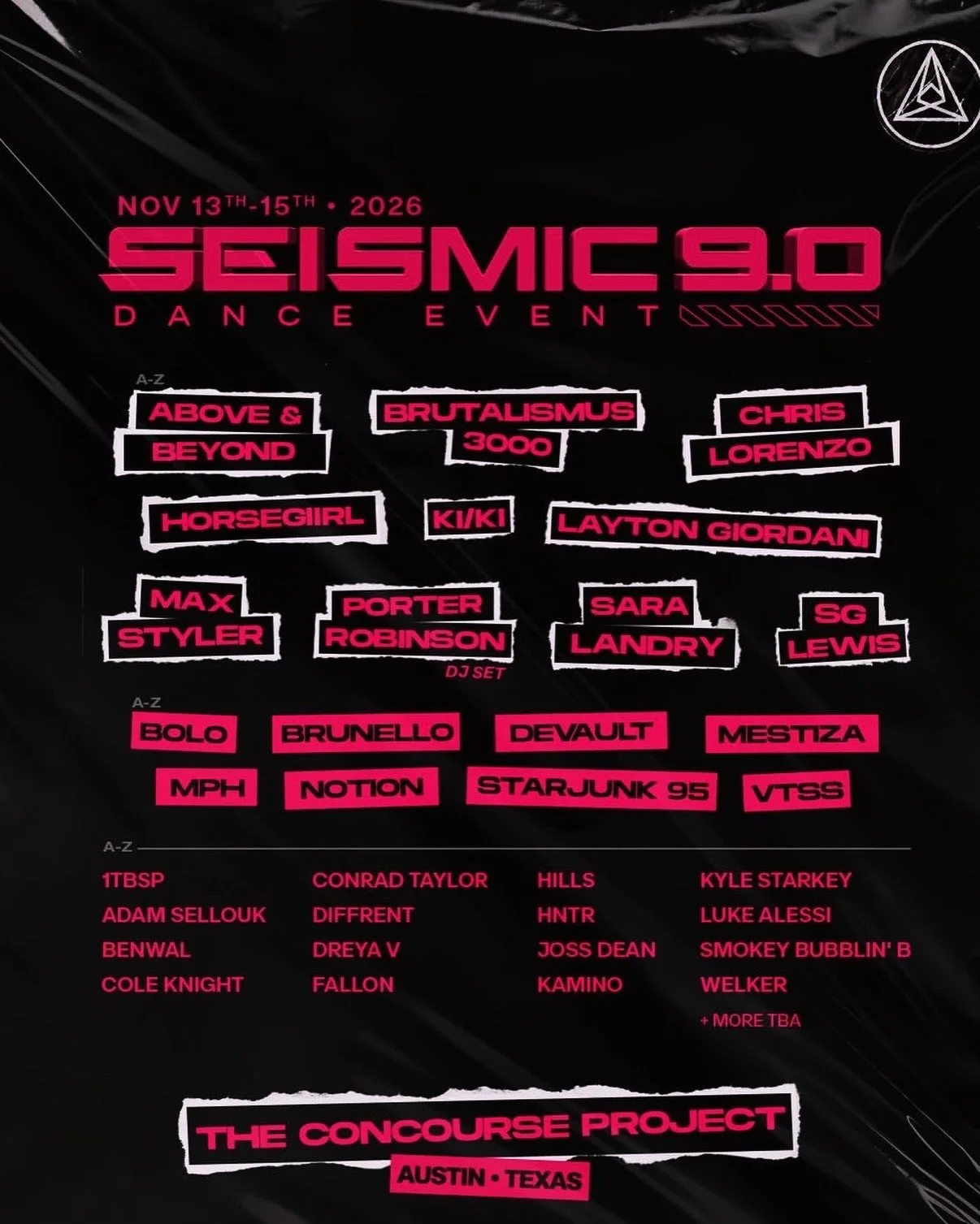SEISMIC DANCE EVENT (Austin TX)