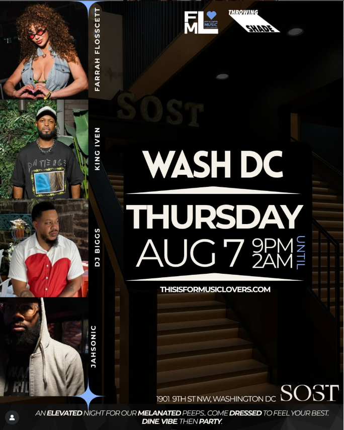 Wash DC - All Star Line Up