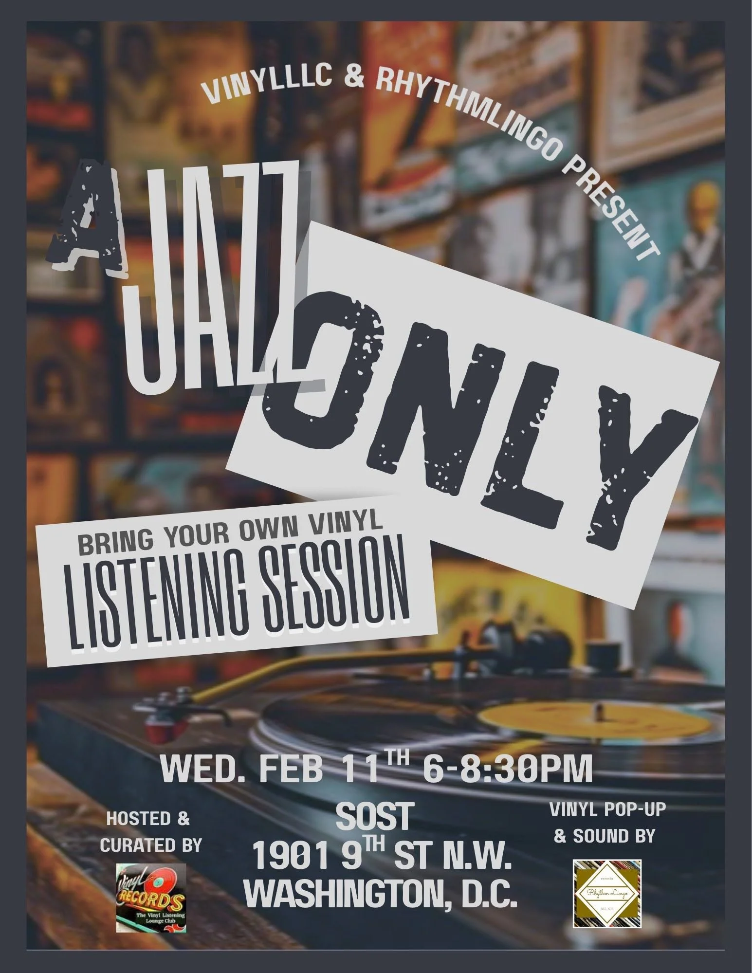 BringYourOwnVinyl Jazz Listening Session