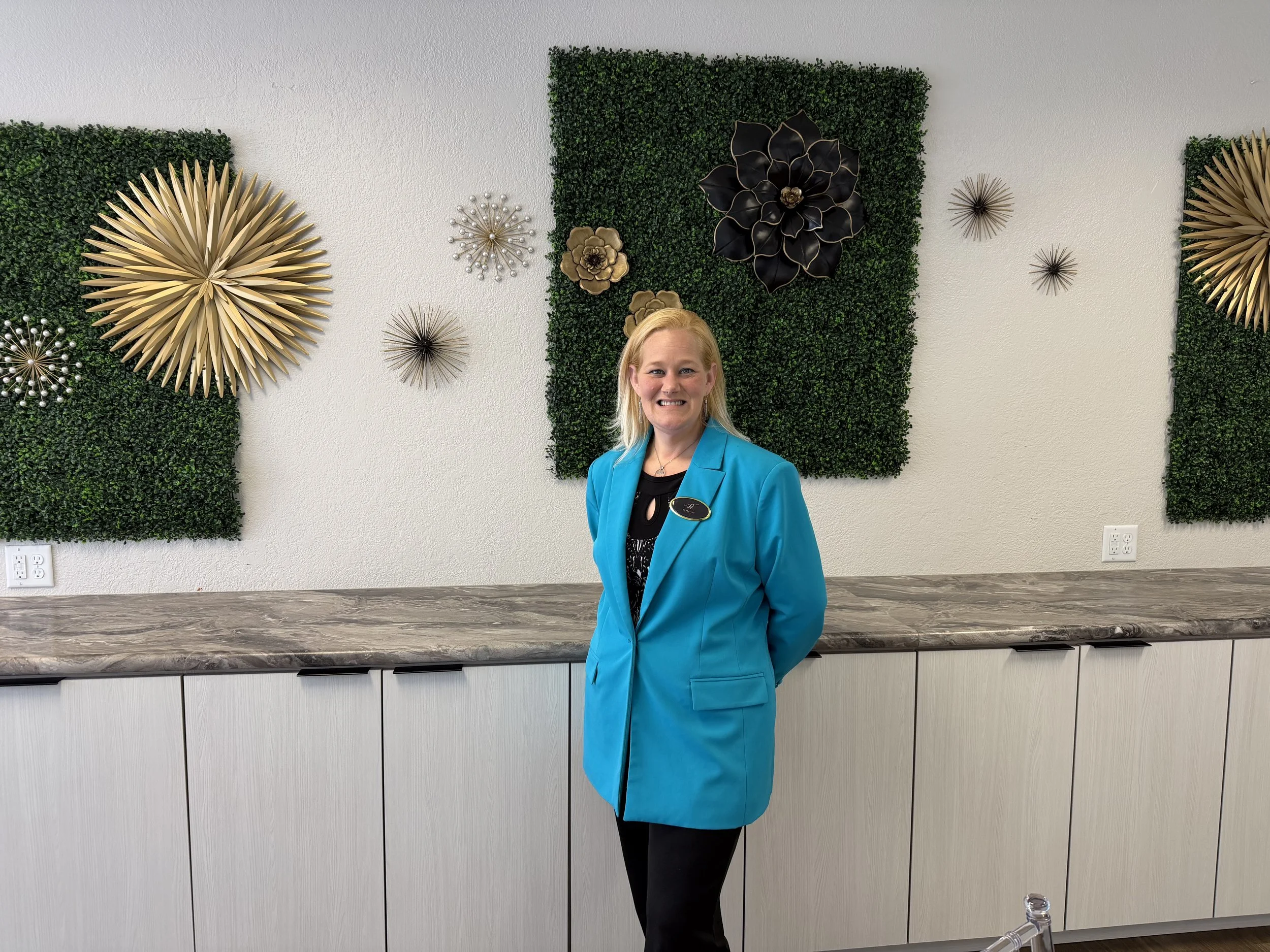 Debi Emme team leader at LuxeFalls wedding and event venue in Sioux Falls South Dakota