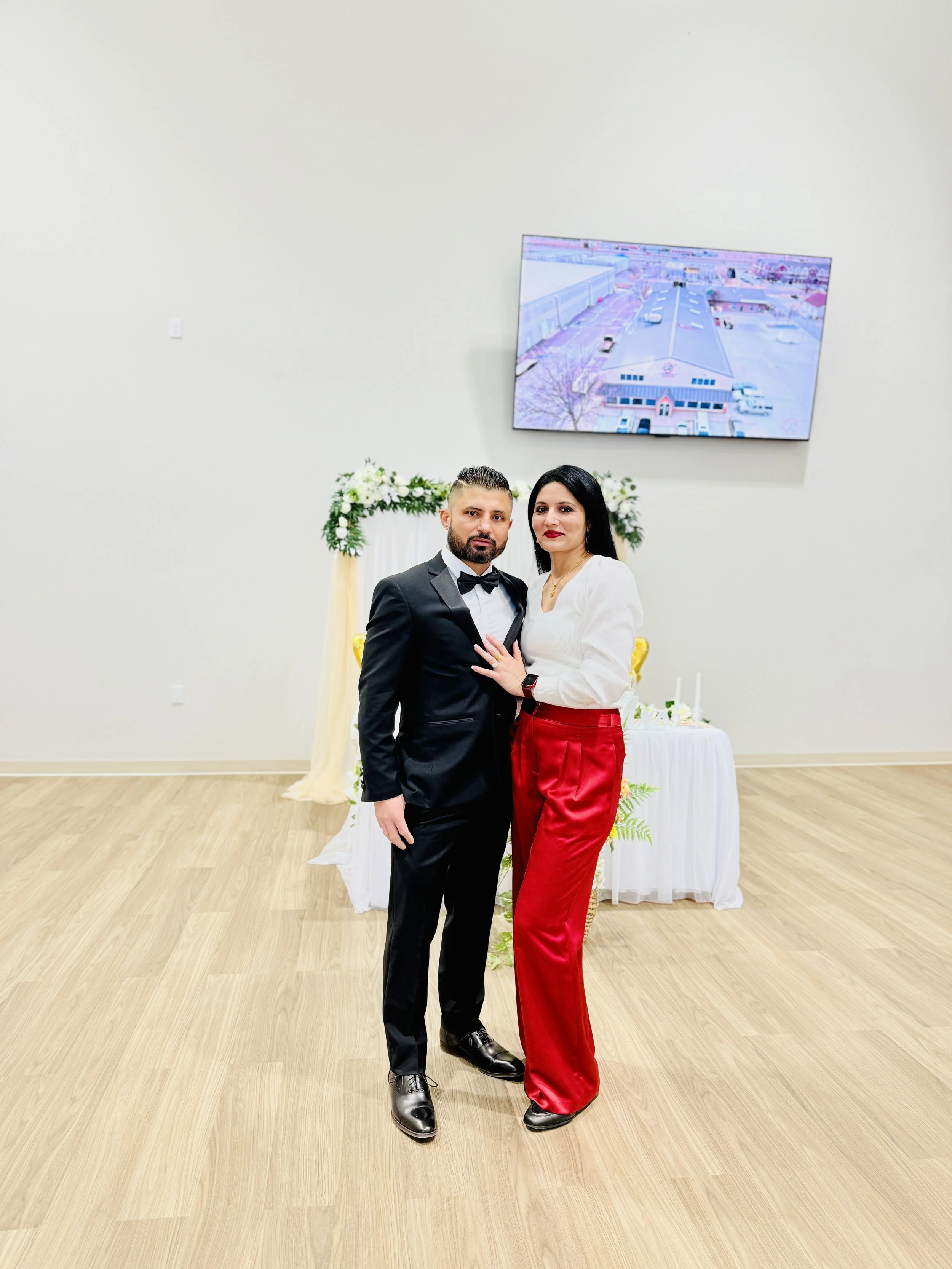 The LuxeFalls Venue team in Sioux Falls, South Dakota — experts in weddings, quinceañeras, and special events.