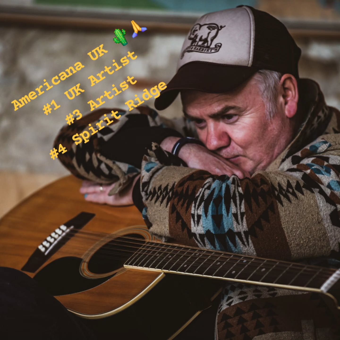 Hi folks. Well, I appear to have done it again. @americana_uk_ UK Artist Of The Year, for the fifth year running🌵🌵🌵 As well as #3 Best Americana Act after Jason Isbell &amp; The Delines..and #4 for Spirit Ridge in Best Album. Crazy! 🤩

Massive th