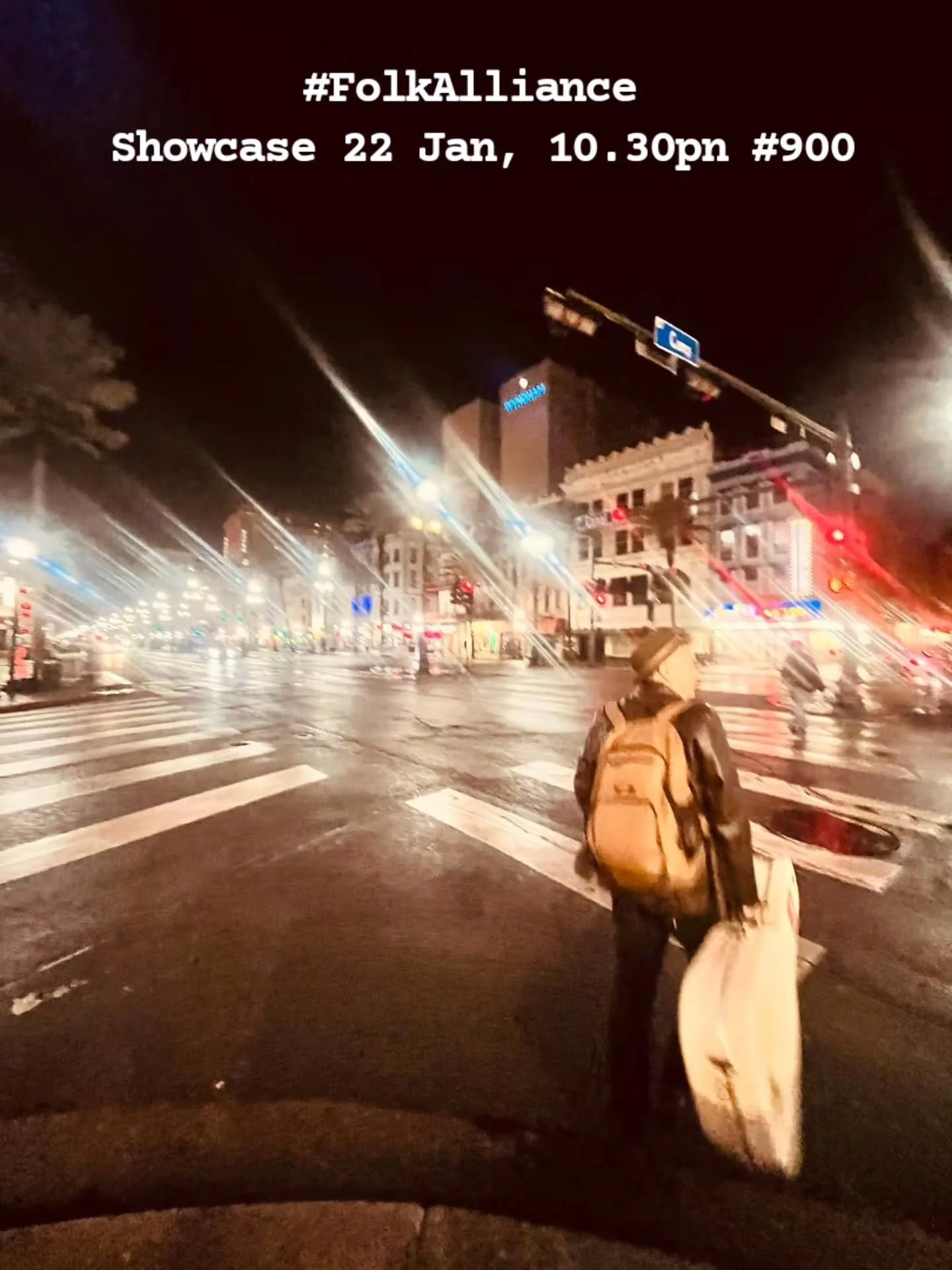 Tonight 
@blackoakartists Showcase #900 with Sinner @ricrogass 🌵
Come along if you're around at @folk_alliance #NewOrleans