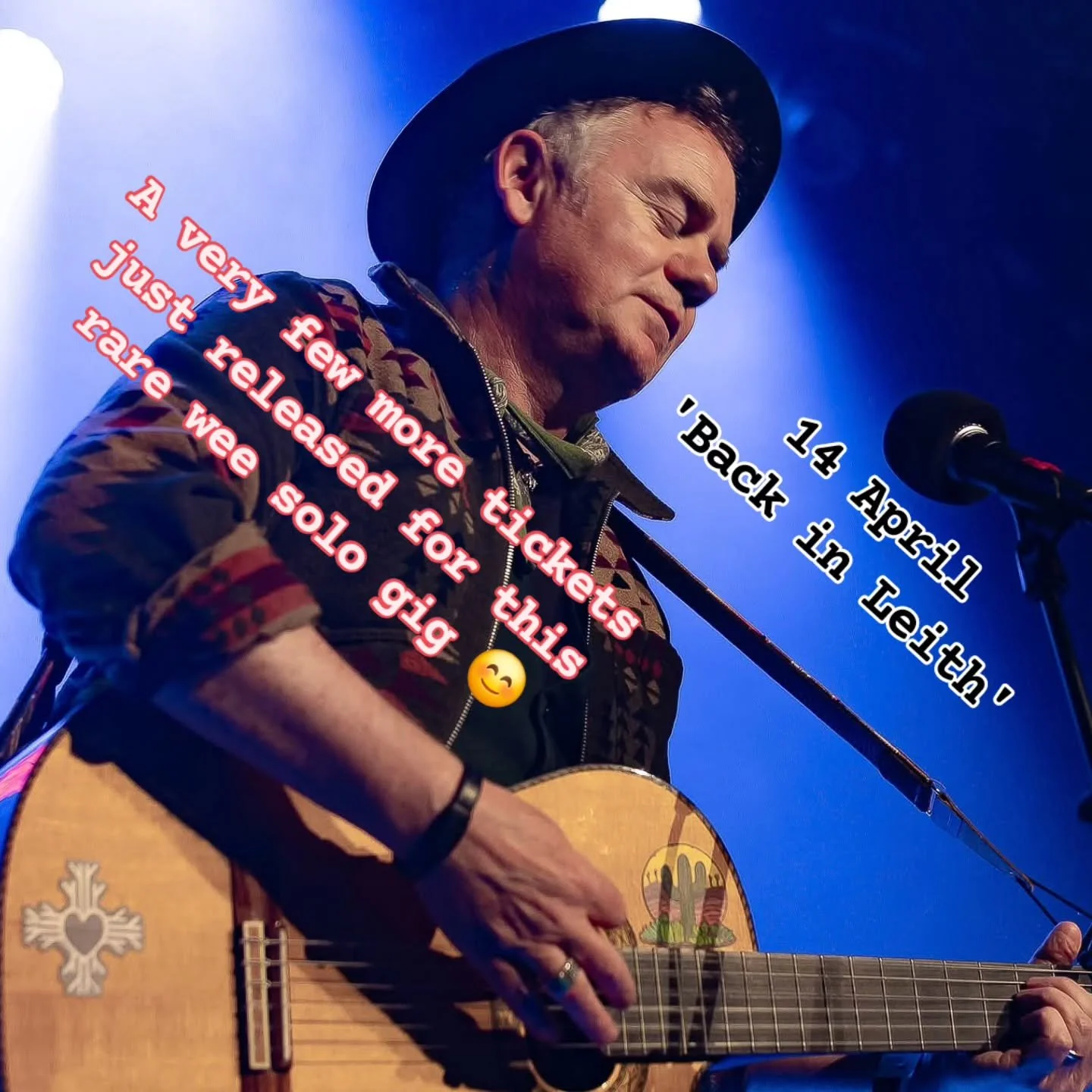 🚨 A few more tickets just released for this gig tomorrow...but don't hang around! 

Really looking forward to this rare wee solo show at Leith Folk Club in the neighbourhood where I grew up. 😊

#Leith #ManFromLeith #Edinburgh