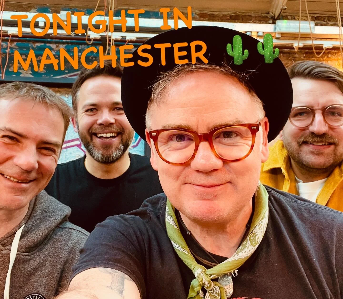 Tonight @bandonthewall Manchester with The Sinners🌵🌵