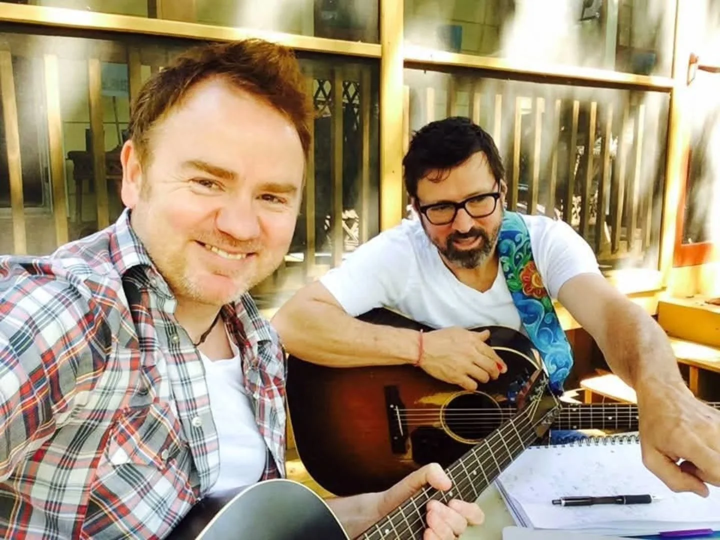 Lovely memories, writing Southern Wind and The Last Song on the same day with @will_kimbrough on his porch in Nashville. And, a nice merch swap!! Happy birthday Will Kimbrough 😊

#SouthernWind #TheLastSong #HappyPlace #SouthernBrother