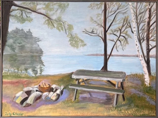 Early Morning Fog 18 x 24" Acrylic $450.