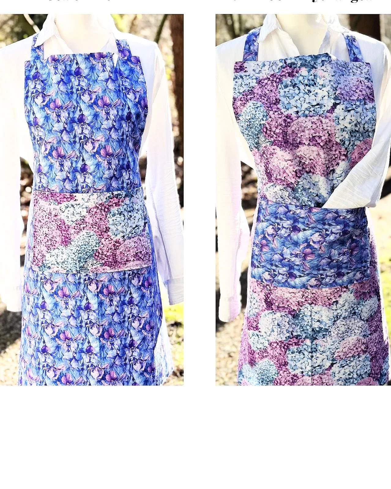 Hydrangea & Iris Blue Daydream