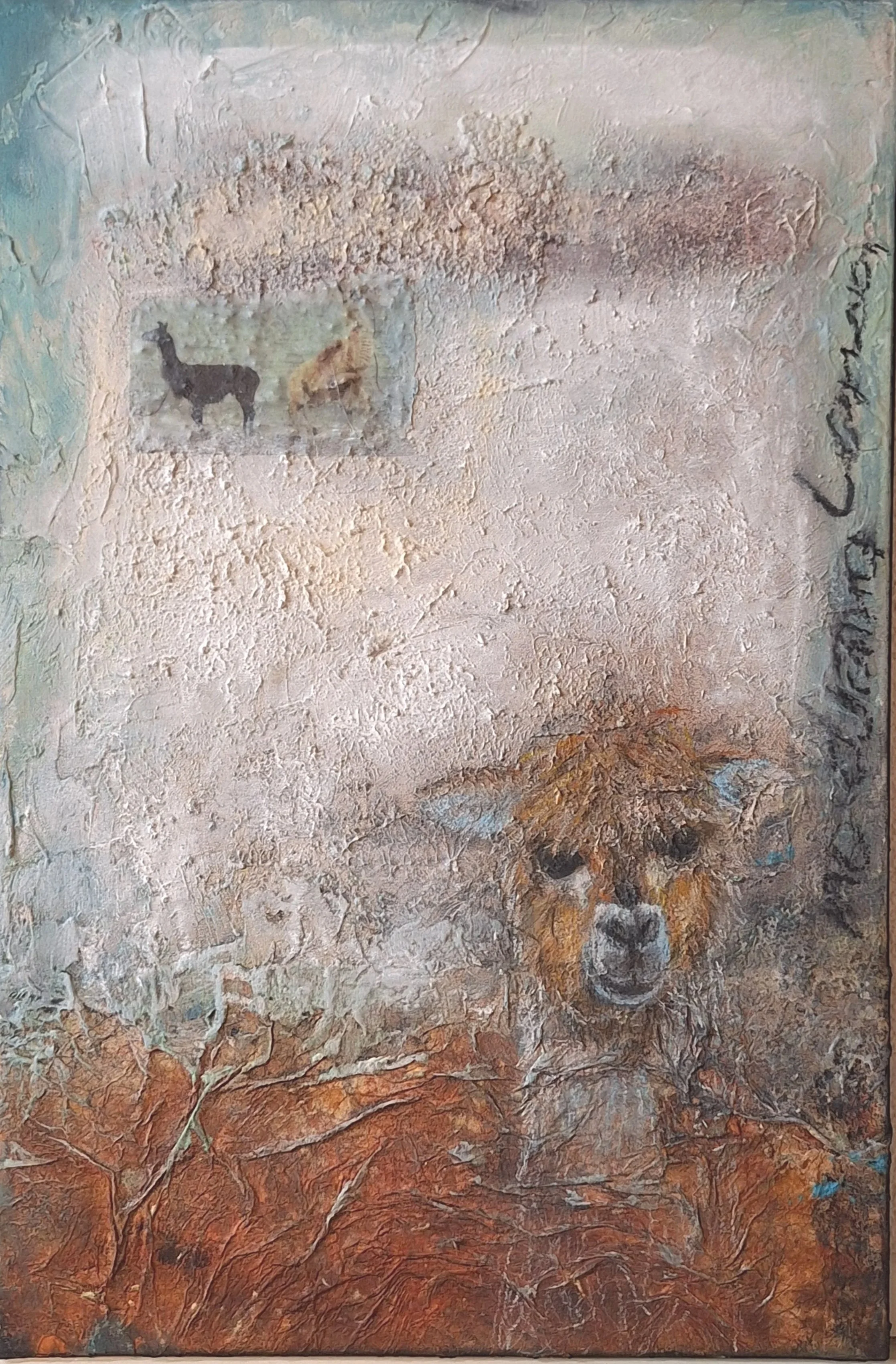 Acrylmischtechnik/Pastell auf Leinwand 40x60cm