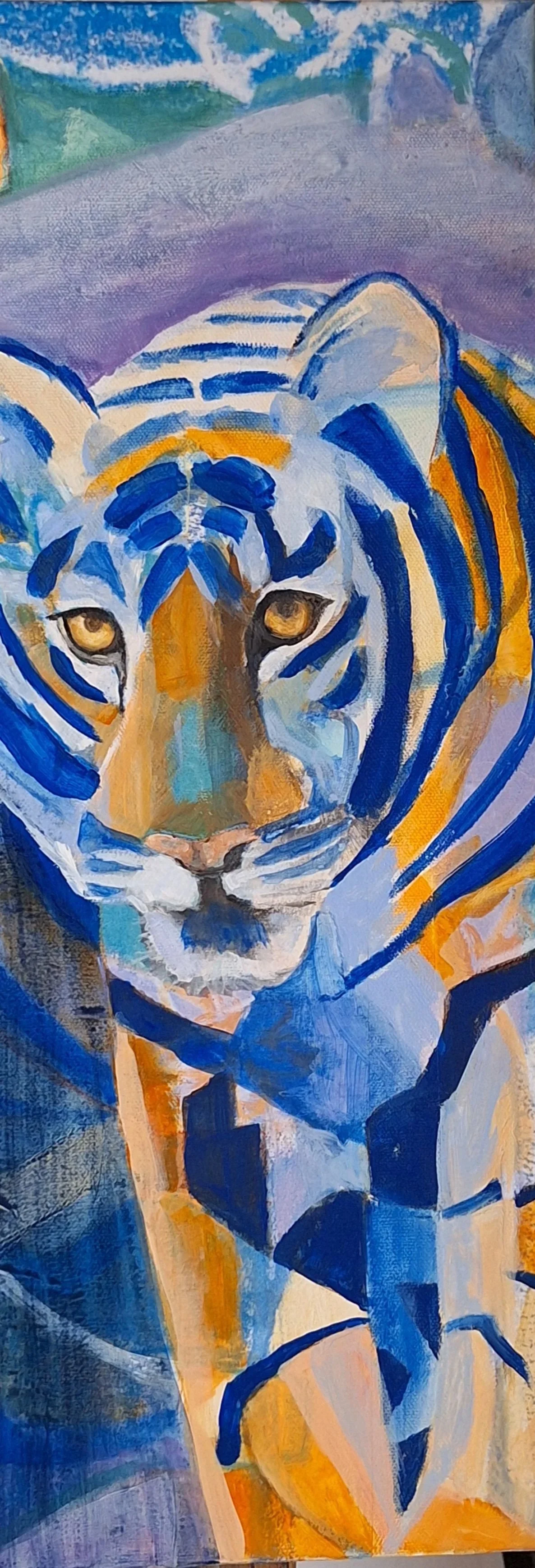Acryl auf Holz 20x50