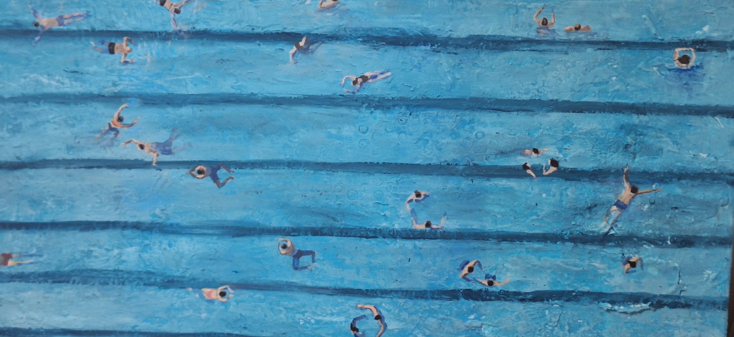 Acryl auf Leinwand XL 30x60 cm