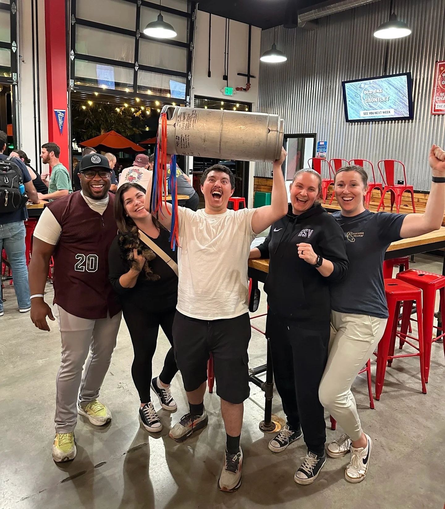 Rain does NOT stop the Old Caz Trivia Gauntlet!

Last week we had the wild encounter of a team&rsquo;s first appearance at The Gauntlet turning into their first win ever. I Am Smarticus lived up to their name and outlasted the epic charge of several 