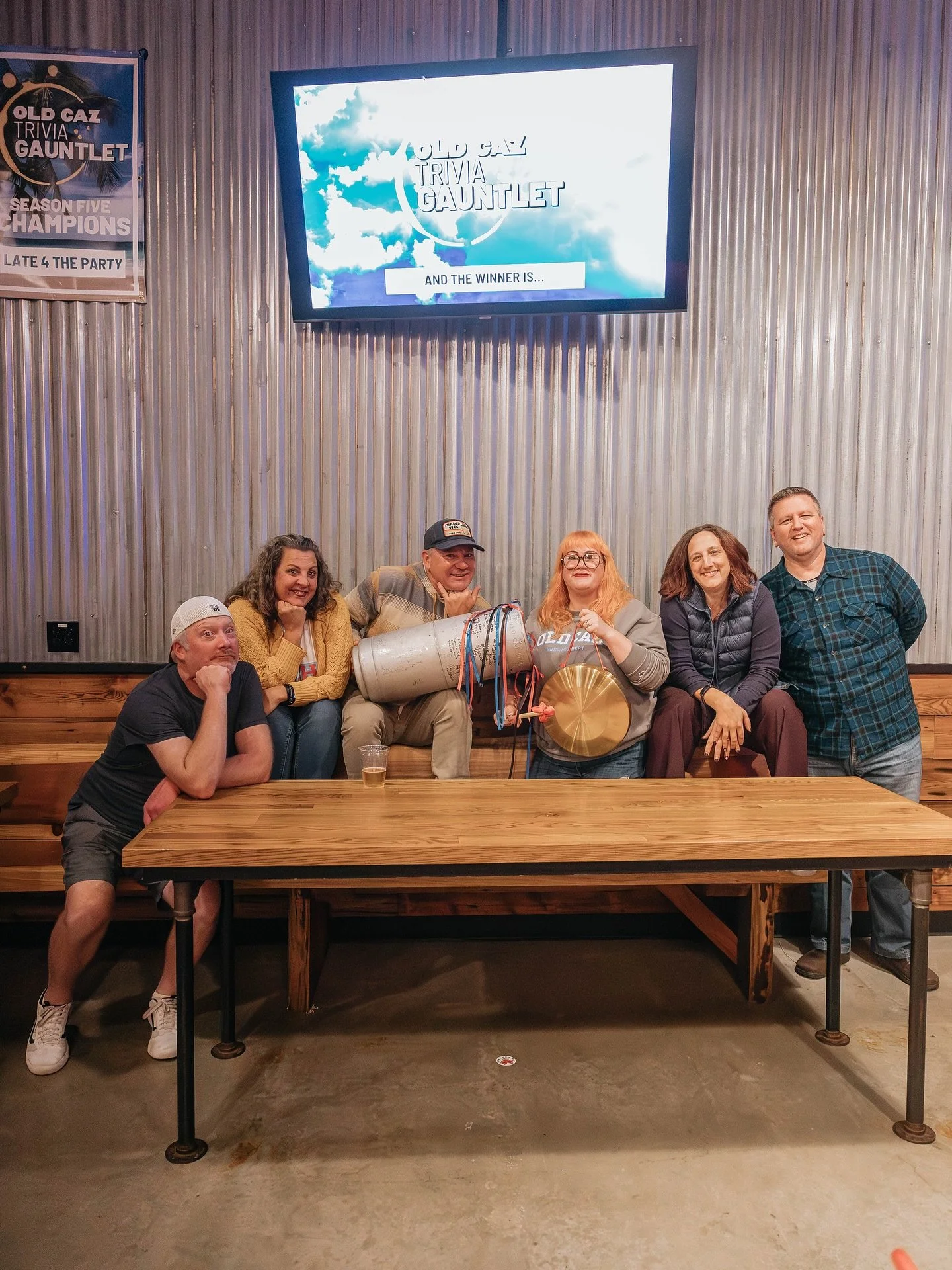 The Trivia Gauntlet is BACK!

The weather is clear on the horizon but at the brewpub, a storm of questions is swirling and it&rsquo;s predicted to make landfall tonight at 6pm!

Last week, My Drinking Team Has A Trivia Problem finally got the monkey 